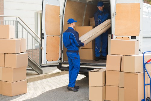 Manwithvan Office Removals team at work