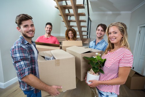 Manwithvan team preparing for office move