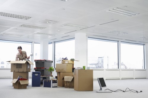 Office relocation by Manwithvan Office Removals team