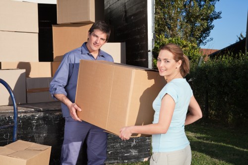 Satisfied customers after a successful move